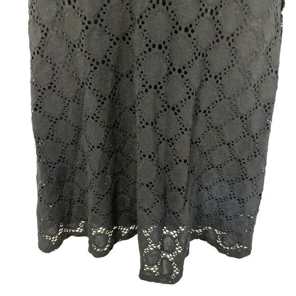 Ronni Nicole Womens Eyelet Lace Skater Short Sleeve Whimsigoth Short Dress S - Picture 5 of 16
